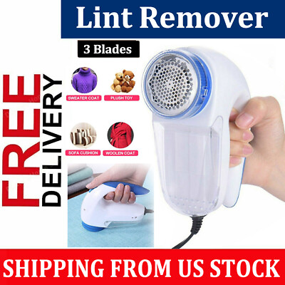 #ad Electric Clothes Lint Pill Fluff Remover Fabrics Sweater Fuzz Shaver Household $8.49