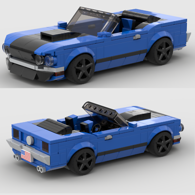 #ad LEGO Speed Champions Custom kit looks like classic Ford Mustang M 1 convertible $44.99