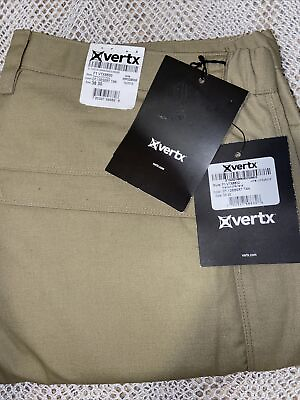 #ad VERTX VTX8600DT Mens Cargo PantsDesert Tan 14x34 $39.00