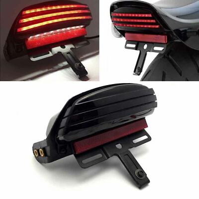 #ad Eagle Lights Smoked Tri Bar LED Tail Light 06 16 Softail FXST FXSTB FXSTC FXSTS $149.99