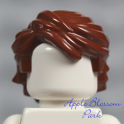 #ad NEW Lego Minifig Reddish BROWN HAIR Anakin Minifigure Boy Girl Long Head Gear $3.99