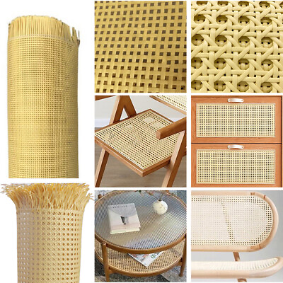 #ad Artificial Rattan Cane Webbing Panel Weave Repair Material Furniture Repair Cane AU $12.89