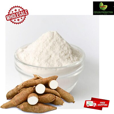 #ad Dried Tapioca Cassava Manioc Flour Manihot Yuca Root Starch Gluten Free organic $149.58