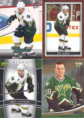 #ad #ad Eric Lindros 2006 07 Upper Deck Trilogy Bee Hive amp; Power Play 07 08 Fleer Ultra $1.00