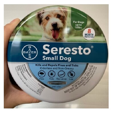 #ad New Seresto³ Flea Tick amp; Tick Collar for Small Dogs 8 Months Protection $22.79