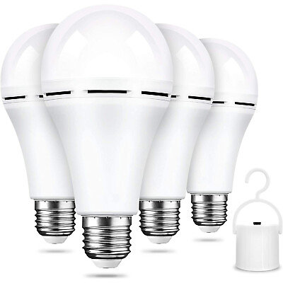 #ad E27 Emergency Bulbs Rechargeable LED Light with Battery Backup Smart Lamp Hook $55.99