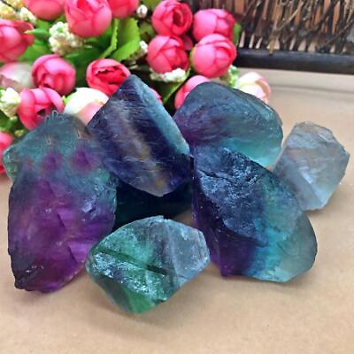 #ad #ad Natural Fluorite Stone Crystal Quartz Rough Healing Specimen Gravel Gemstone $1.05