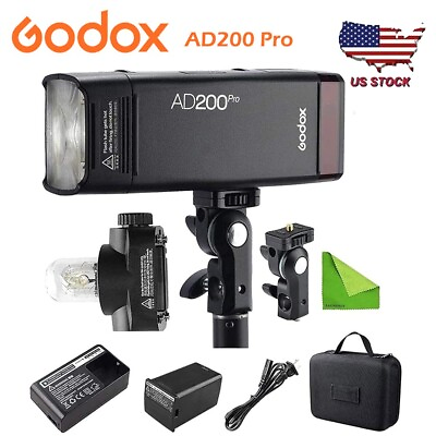 #ad Godox AD200 Pro AD200Pro Flash for Fuji Fujifilm Sony Canon Nikon Olympus Camera $296.00