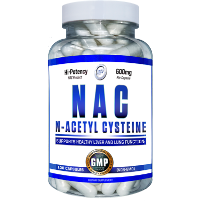 #ad N ACETYL L CYSTEINE 600 mg 100 Capsules NAC Hi Tech nonGMO USP Grade USA 🇺🇸 $9.88