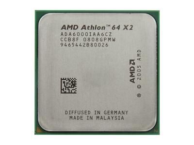 #ad AMD Athlon 64 X2 6000 Dual Core ADX6000IAA6CZ CPU 1000 MHz 3.0GHz Socket AM2 $16.83