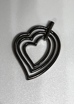#ad heart pendent $10.00