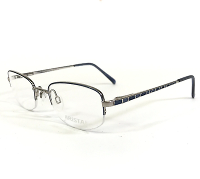 #ad Aristar Petite Eyeglasses Frames AR16301 COLOR 543 Blue Shiny Silver 48 19 135 $59.99