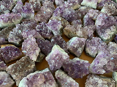 #ad Grade B Amethyst Cluster Amethyst Geode Raw Amethyst Druze Wholesale Bulk Lot $16.95
