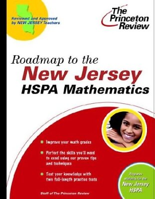 #ad ROADMAP TO THE NEW JERSEY HSPA MATHEMATICS STATE TEST By Princeton Review $21.95