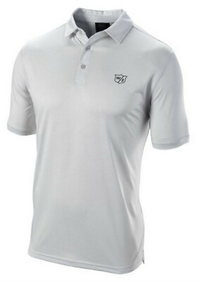 #ad Wilson Staff Men#x27;s Stripe Polo Shirt Golf Top 2019 Pro Shop 4 Colors WGA700504 $19.95
