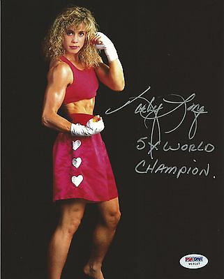 #ad Kathy Long Signed 5x World Champ Kickboxing 8x10 Photo PSA DNA COA Picture UFC 1 $59.99