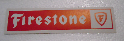 #ad Vintage Firestone Mining Miner Sticker Hardhat Decal 5 3 8 inches wide $5.99