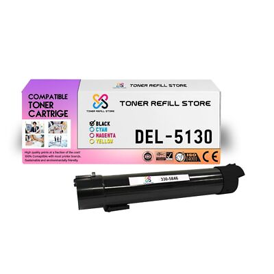 #ad #ad TRS 5130 Black Compatible for Dell 5130CDN Toner Cartridge $52.99