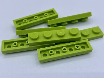 #ad LEGO Parts Lot x 8 Ct 1 x 4 Lime Green PLATE No# 3710 Factory Fresh New $5.55