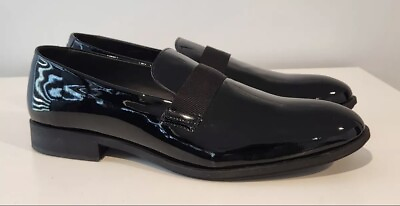 #ad Hugo Boss Black Loafers Tuxedo Dress Shoes Size 12 $150.00