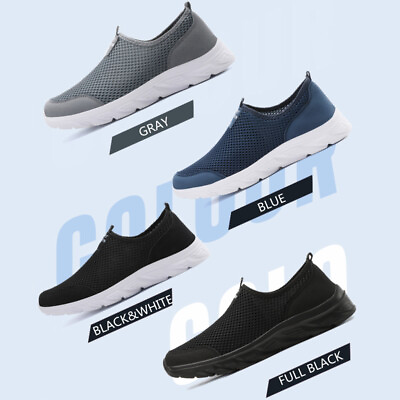 #ad Mens Fashion Sport Shoes Slip On Walking Ourdoor Athletic Shoes Casual Sneakers $19.47