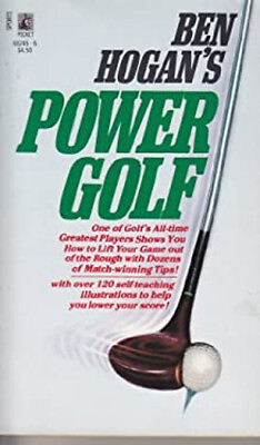 #ad Power Golf Mass Market Paperbound Ben Hogan $5.97
