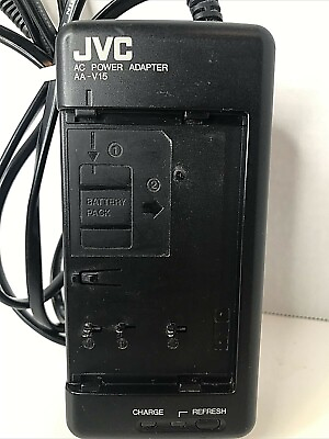 #ad Genuine OEM JVC AA V15U AC Battery Charger Power Supply Tested FREE SHIPPING $17.99