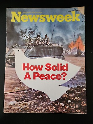 #ad NEWSWEEK January 29 1973 How Solid A Peace Newsstand copy $5.56