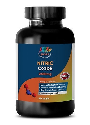 Nitric Oxide 2400 Power Extreme Strength Increase Muscle Mass 90 Capsules $19.76
