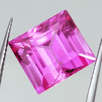 #ad #ad Flawless 7.90 Ct Natural Ceylon Pink Sapphire Rectangle Certified Loose Gemstone $14.44