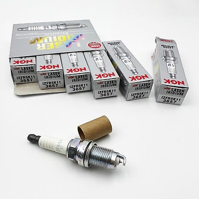 #ad 6PCS New 3657 9807B 5517W IZFR5K11 Iridium Spark Plug Fits for Honda Odyssey $18.88
