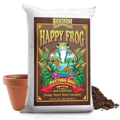 #ad FX14047 2 Cubic Feet FoxFarm Happy Frog Potting Soil $30.39