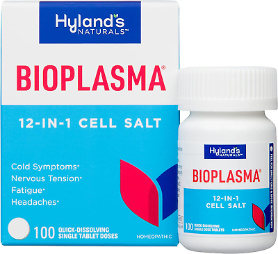 #ad Hyland’s Naturals Bioplasma Cell Salts Tablets Natural Homeopathic Combination $20.94