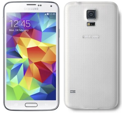 #ad Samsung Galaxy S5 SM G900A 16GB ATamp;T 4G LTE GSM Unlocked Smartphone White MINT $58.03