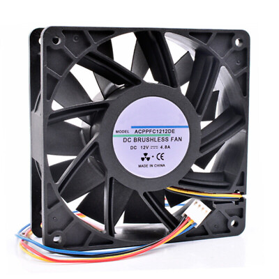 #ad PFC1212DE 12cm 12038 120x120x38mm 12V 4.80A 4pin pwm cooling fan $15.58