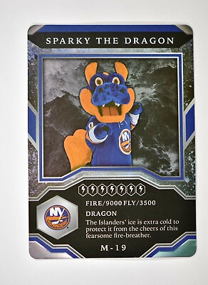 2021 22 MVP Mascot Gaming Cards #M 19 Sparky The Dragon New York Islanders $1.37