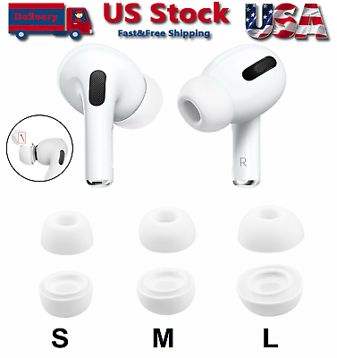 #ad For Apple Airpods Pro NEW Ear Tips Replacement Accessories Ear Tip Cover S M L $2.98