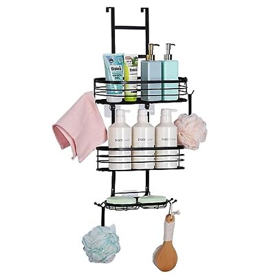 #ad Over The Door Shower Caddy 3 Tier Hanging Shower Organizer for Bathroom R... $32.56