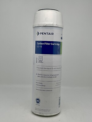 #ad Pentair Carbon Filter Cartridge CC 10 Fits Most Standard 10 Inch Housings SEALED $9.99