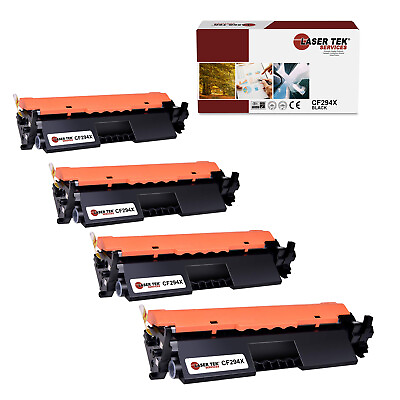 #ad 4Pk LTS 94X CF294X Black HY Compatible for HP Laserjet Pro M118 MFP Cartridge $197.99