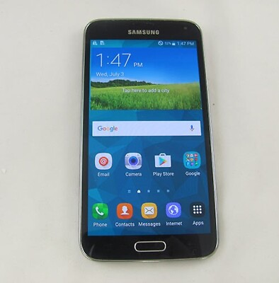 #ad Samsung SM G900V Galaxy S5 Verizon Unlocked Phone GOOD $34.90