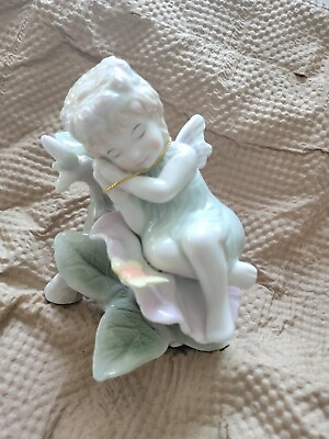 #ad Porcelain Sleeping Fairy Angel Adorable Collection $27.00