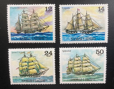 #ad Samoa 1979 Sailing Ships Mint Hinged AU $2.55