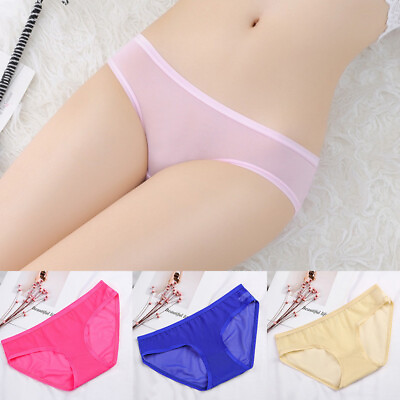 #ad Women Sexy Lace Seamless Panties Briefs Lingerie Low Waist Underwear Knickers AU $3.99