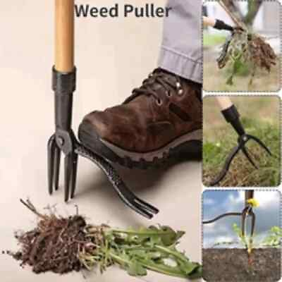 #ad Weed Removal Root Digging Tool Weeding Head Replacement Claw Foot Pedal Hoe $29.99