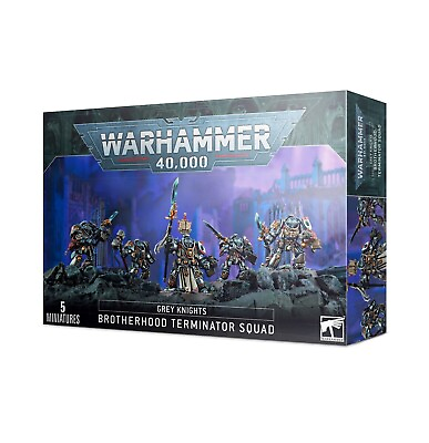 #ad Warhammer 40k Space Marines Grey Knights Brotherhood Terminator Squad NO BOX $49.95