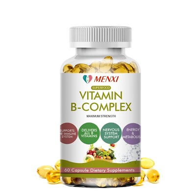 #ad Vitamin B Complex Supplement Super B Vitamin Immune Boost Energy Metabolism $11.61
