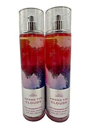 #ad Bath amp; Body Works LOT 2 Among The Clouds Fine Fragrance Mist 8 oz Whipped Berry $19.94