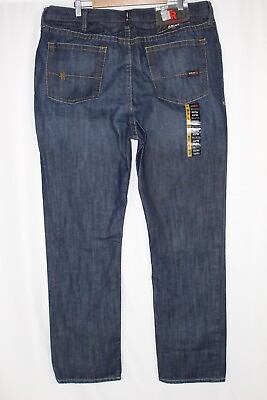 #ad Ariat Men#x27;s FR M4 Relaxed Basic Boot Cut Jeans Shale Wash 10012555 $73.94