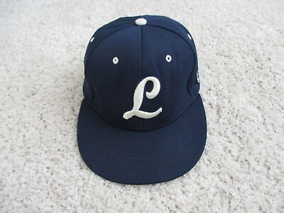 #ad The Game Pro Baseball Hat Men#x27;s Small Navy Blue Cap Letter L embroidered $9.99